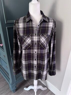 Denim & Supply Ralph Lauren Blue, White, Green Plaid Shirt